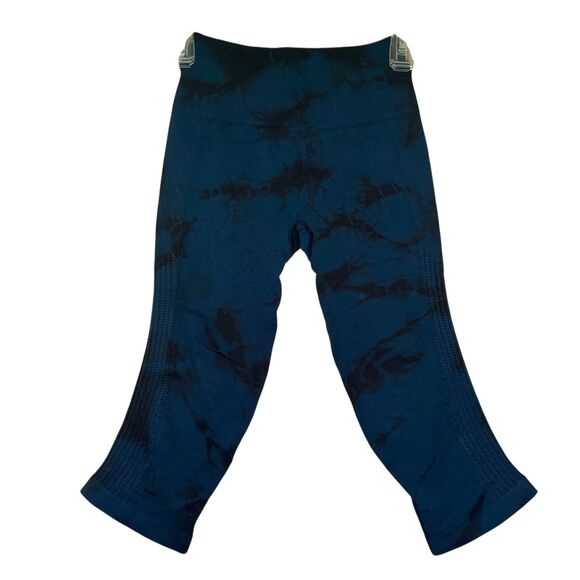 LULULEMON women's size 4 Flow & Go Alberta lake black seamless crop leggings - Picture 3 of 12